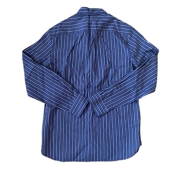 New Claiborne Purple Striped Dress Shirt Size Medium - Picture 4 of 7